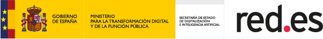 Logotipo de el ministerio para la transformación digital y de la función pública del gobierno de España